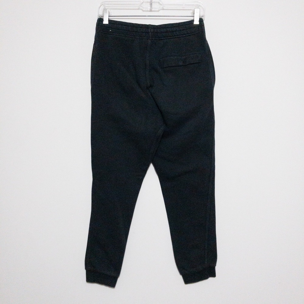 Nike‎ Club Fleece Joggers Mens Small 28x27 Black Cotton Pocket Drawstring Lounge - Picture 2 of 12